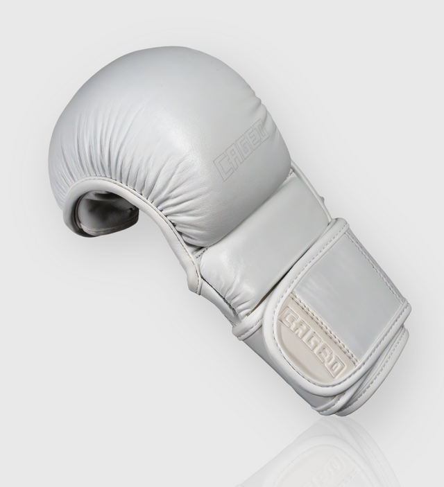 Luvas de sparring MMA Caged X Series – Branco/Branco