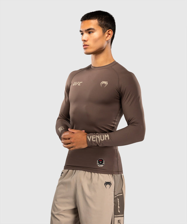 Venum UFC Rashguard Unity Long Sleeves – Brown