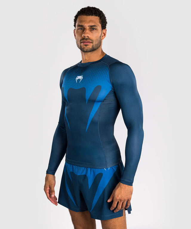 Venum No Gi Rashguard Långa ärmar - Blå