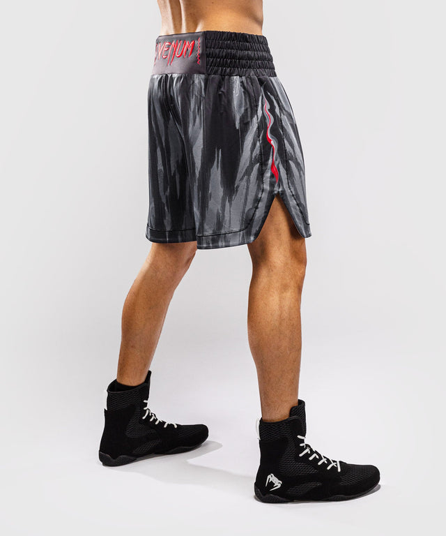Pantaloni scurți de box Venum Demon – Negru/Gri