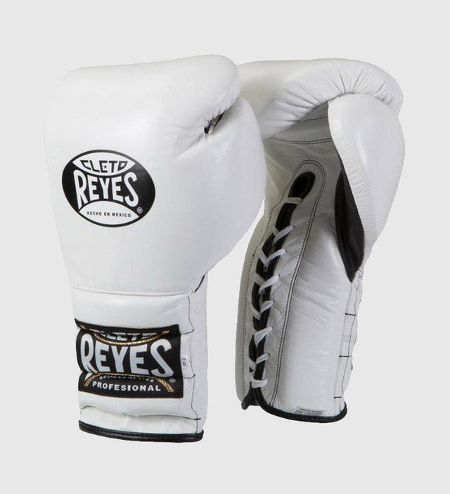 Cleto Reyes (Kick)Bokshandschoenen Veters - Wit - (Kick)Bokshandschoenen