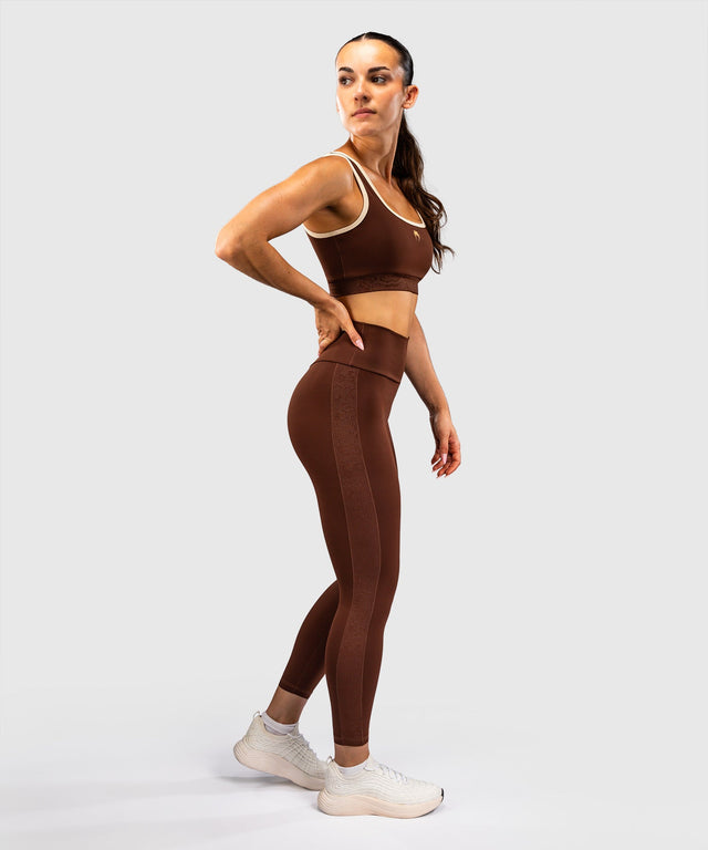 Dámské legíny Venum Viper – Hnědé