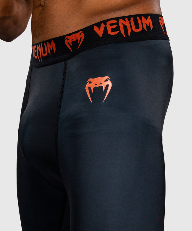 Spodenki kompresyjne Venum Thunder Dragon – Czarne/Szare/Miedziany