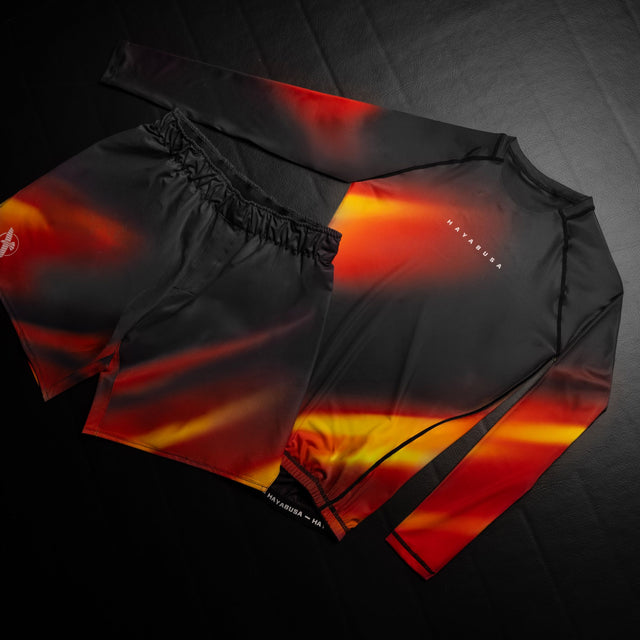 Rashguard Hayabusa Apex Nova Manica Lunga - Arancione