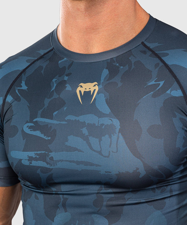 Rashguard Venum Fushiguro Krótki Rękaw – Niebieski