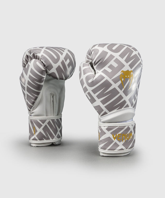 Luvas de boxe Venum Contender 1.5 XT 3D – Branco/Ouro