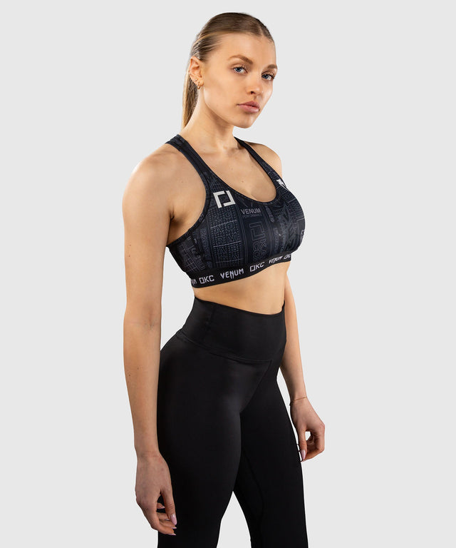 Bustier sport Venum Karate Combat – Negru/Gri