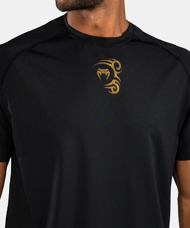 Venum x Mike Tyson T-Shirt Tiger Dry Tech – Preto/Ouro