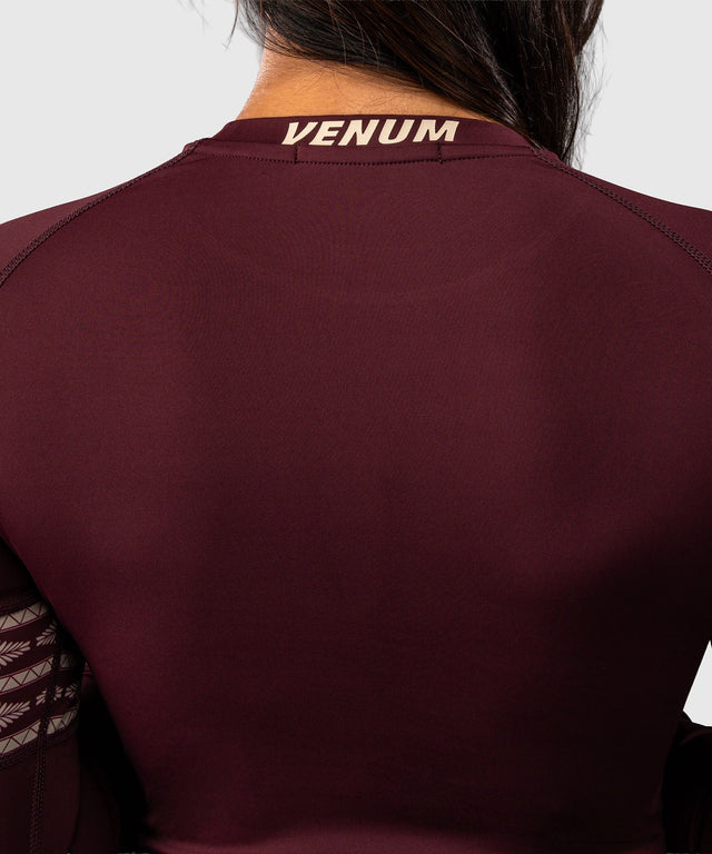 Rashguard Venum Talisman Manches Longues – Prune
