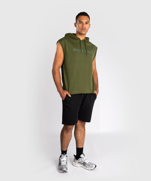 Sudadera sin mangas Venum Muay Thai VT – Verde Militar