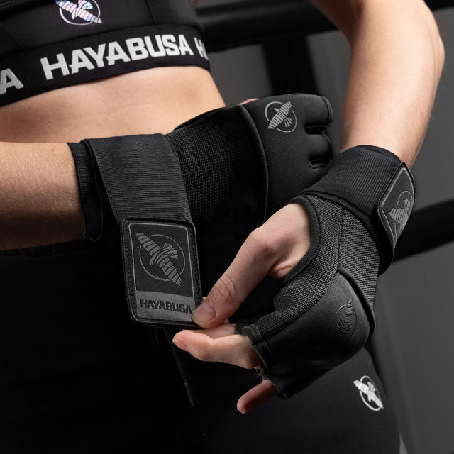 Hayabusa Handwraps Deluxe Quick – Schwarz