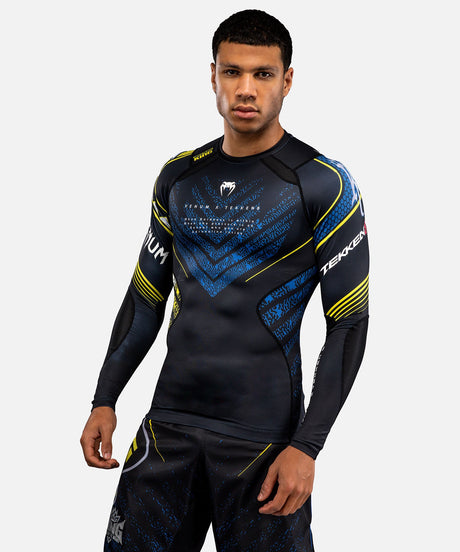 Venum Rashguard TEKKEN 8 King – Černý/Žlutý – foto 2