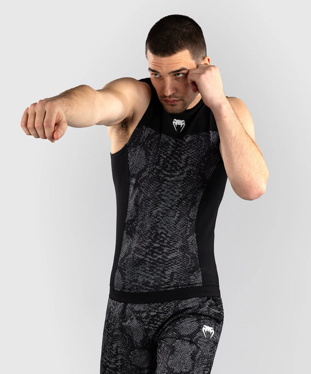 Venum Rashguard utan ärmar G-Fit Scales - Svart/Grå