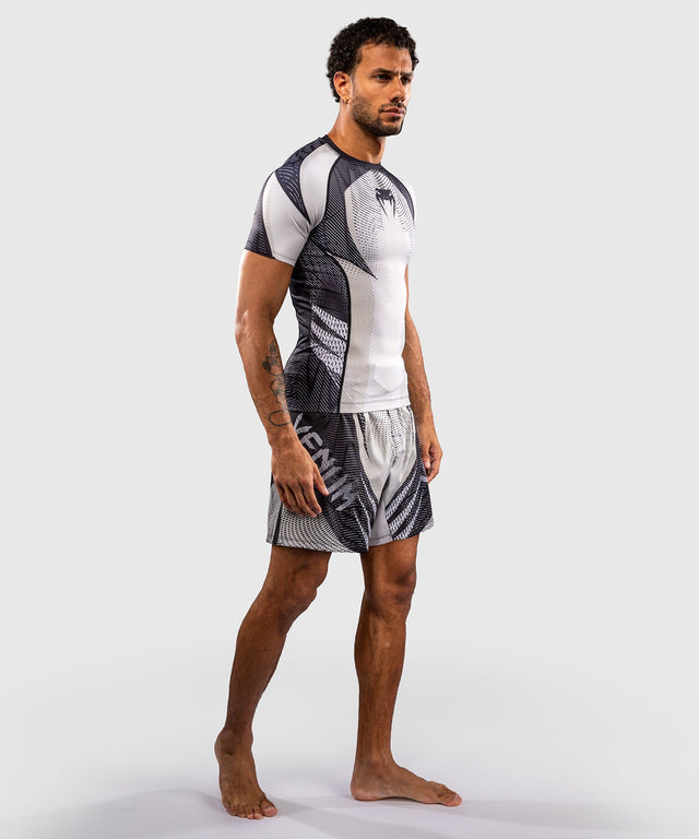 Rashguard Venum Galactic 3.0 Krótki Rękaw – Offwhite/Czarny