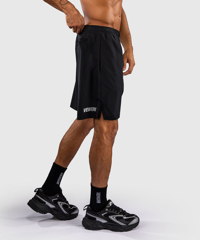 Pantaloni scurți de antrenament Venum Contender – Negru/Argintiu