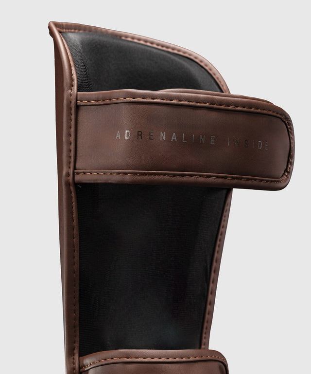 Venum Contender 1.5 Shin Guards – Dark Brown