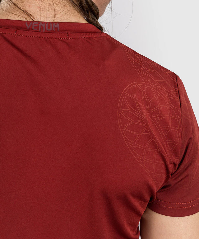 Venum Dámské Dry Tech Trička Serpenti – Burgundy