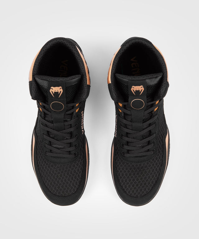 Venum Worstelschoenen Elite - Zwart/Brons