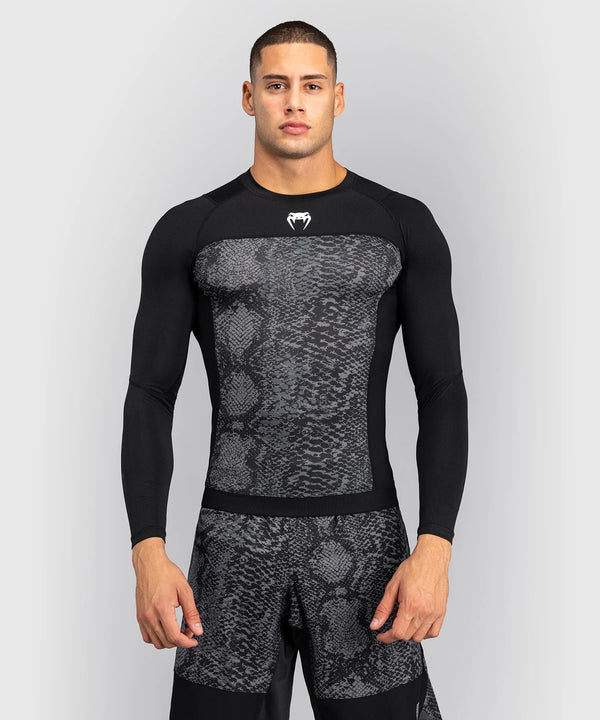 Rashguard Venum G-Fit Scales Manga Larga – Negro/Gris