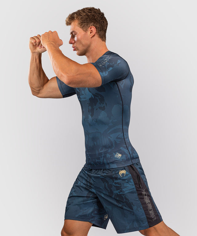 Rashguard Venum Fushiguro Krótki Rękaw – Niebieski