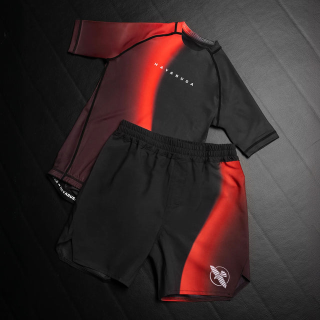 Hayabusa Rashguard Apex Nova Short Sleeves Kids – Red