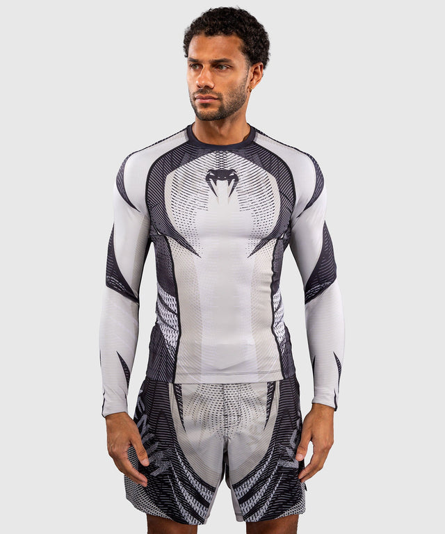 Rashguard Venum Galactic 3.0 Manga Comprida – Offwhite/Preto