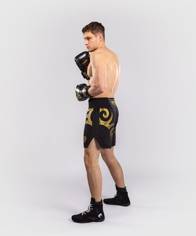 Pantalones de boxeo Venum x Mike Tyson Tiger – Negro/Oro