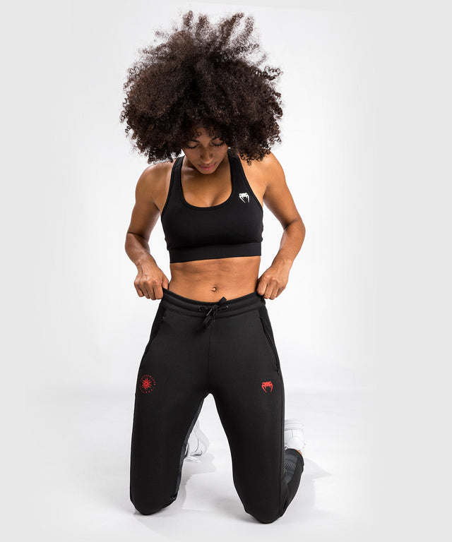 Pantalon d'entraînement Venum Phantom – Noir/Rouge