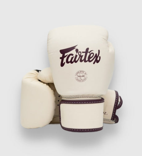 Gants de boxe Fairtex BGV16 – Crème Blanc