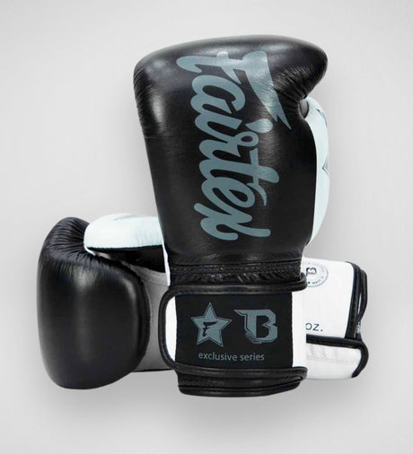 Guantoni da boxe Fairtex FXB V2 – Nero/Grigio/Bianco