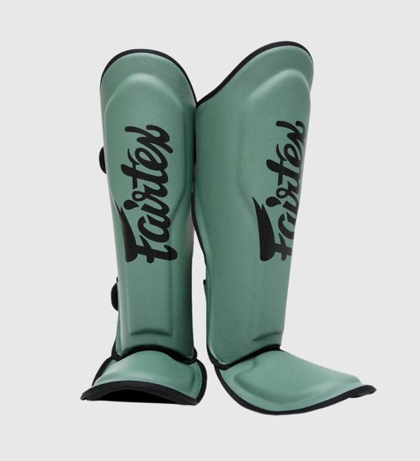 Fairtex Schienbeinschoner FXB – Armee-Grün/Schwarz