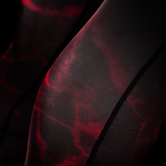 Pantaloncini a compressione Hayabusa x UFC BJJ – Nero/Rosso