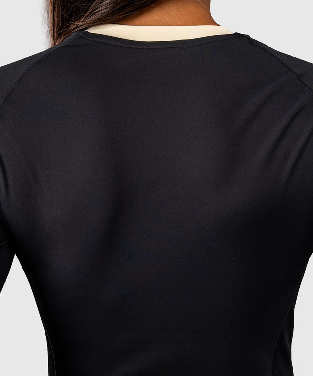 Venum Rashguard Viper Lange Mouwen Dames - Zwart