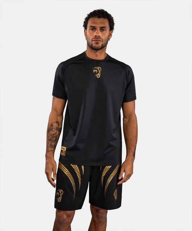 Venum x Mike Tyson T-Shirt Tiger Dry Tech – Preto/Ouro