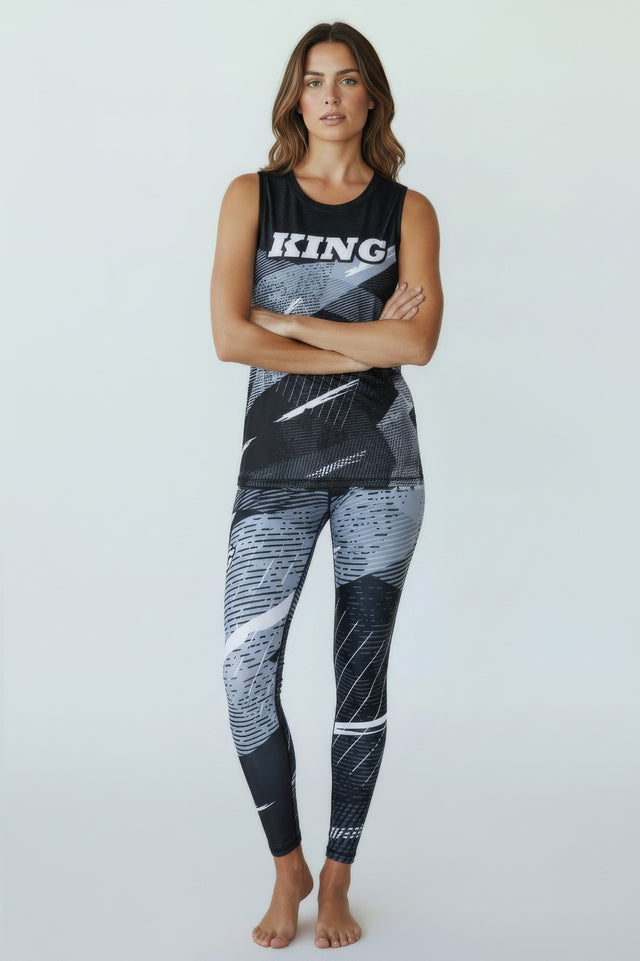 Kompresní kraťasy King Pro Boxing Shadow – Dámské – Černé