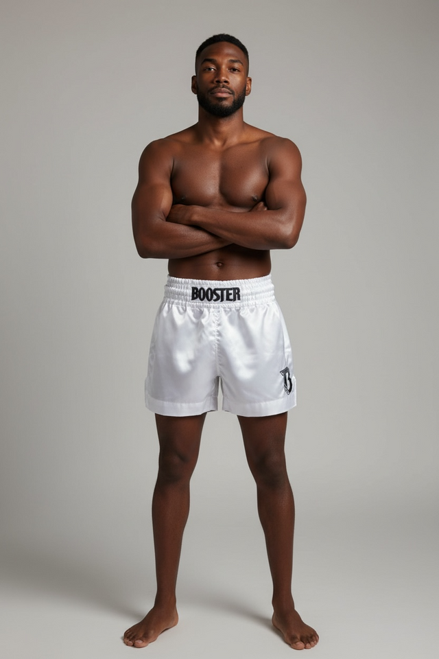 Muay Thai trenky Booster TBT Core – Bílé