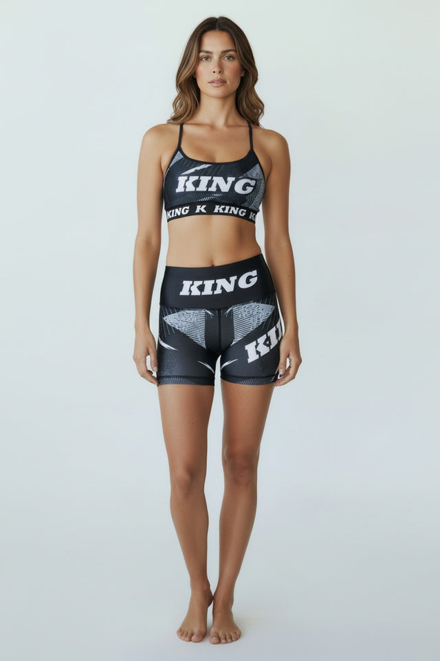 Kompresní kraťasy King Pro Boxing Shadow 1 Dámské – Černé