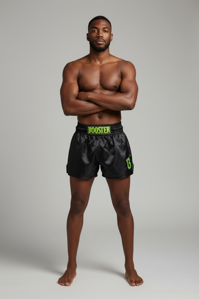 Calções de Muay Thai Booster TBT Core – Preto