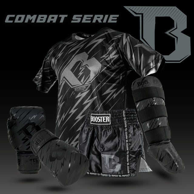 Guantoni da boxe Booster Combat Series Bambini – Nero