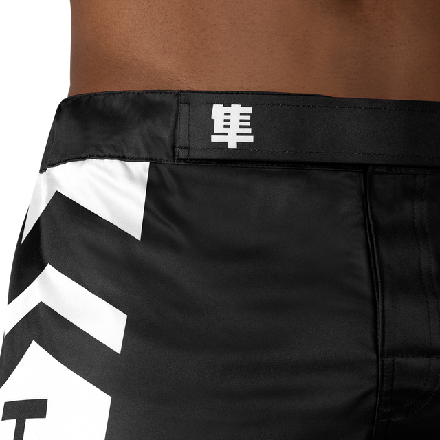 Hayabusa MMA-shorts Icon Lang - Sort/Hvid