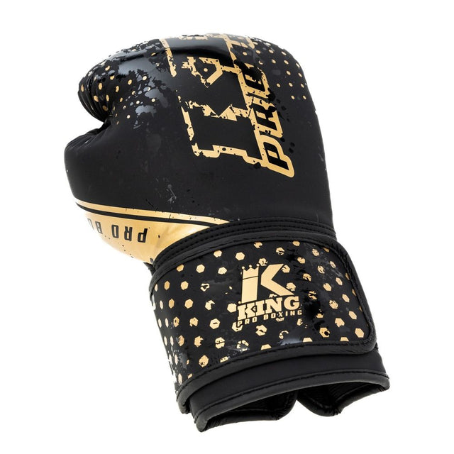 Gants de boxe King Pro Boxing Hexagon Enfant – Noir/Or