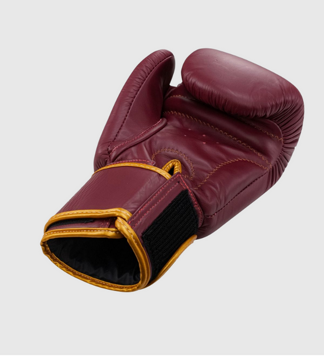Guantes de boxeo King – Burdeos/Oro