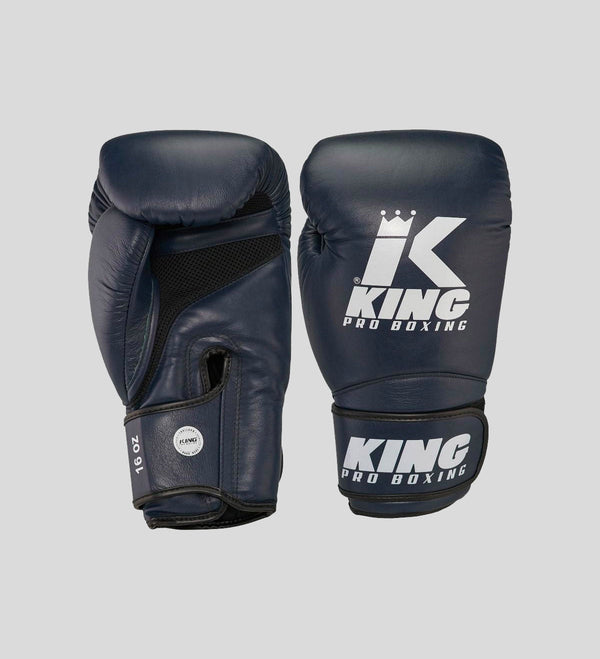 King Pro Boxing Bokshandschoenen Star Mesh 7 - Donkerblauw