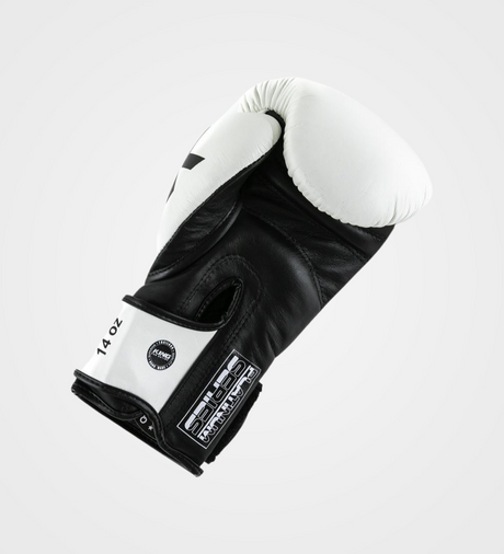 King Boksehandsker Platinum – Hvid/Sort – Boksehandsker