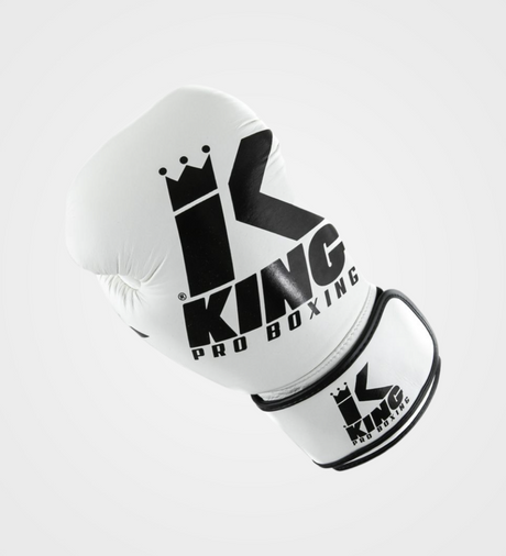 King Boksehandsker Platinum – Hvid/Sort – Boksehandsker