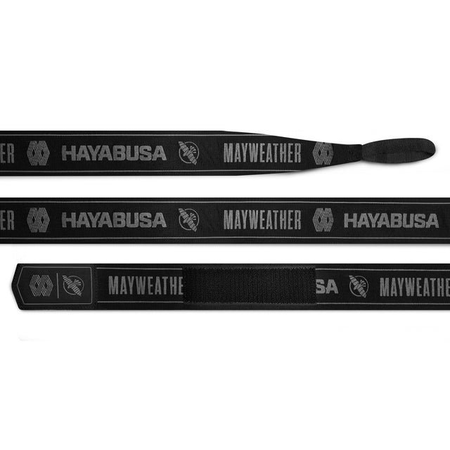 Bandaje de box Hayabusa x Mayweather Stretch – Negru/Gri