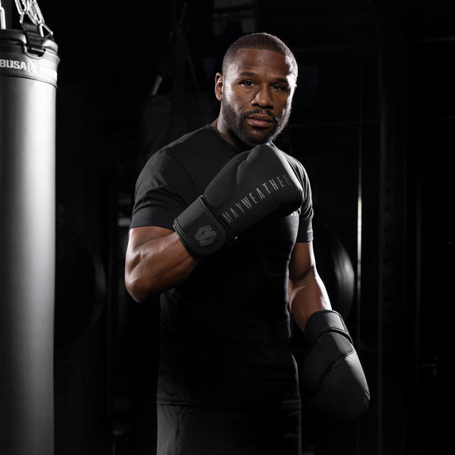 Boxerské rukavice Hayabusa x Mayweather Champ – Černé/Černé