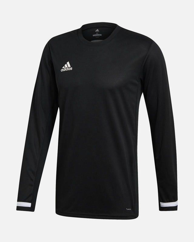 Adidas T19 Dlouhé rukávy Jersey – Černá/Bílá
