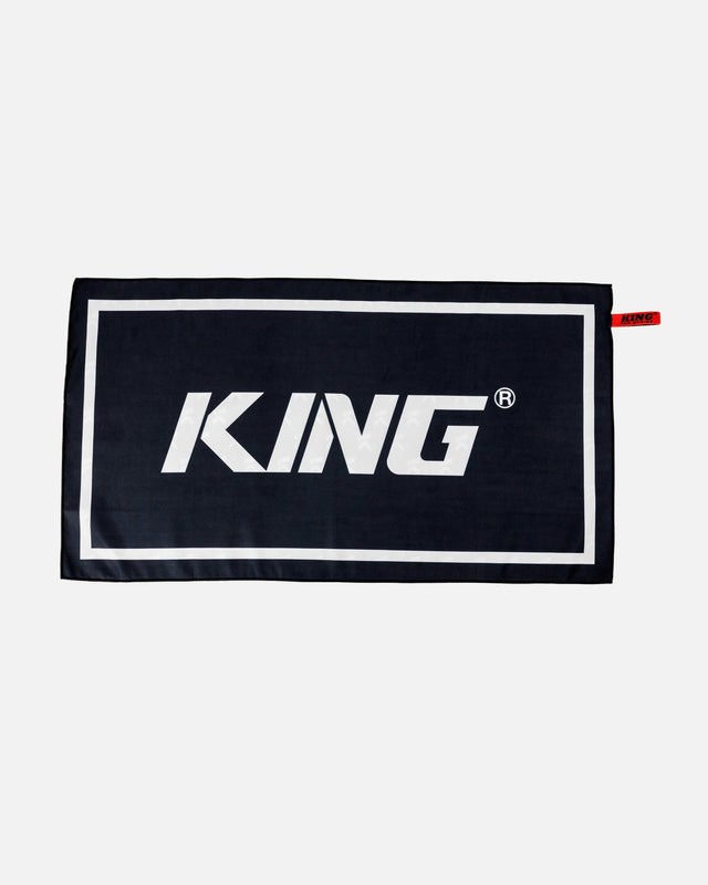 King Pro Boxing Handduk Ring Ready – Svart