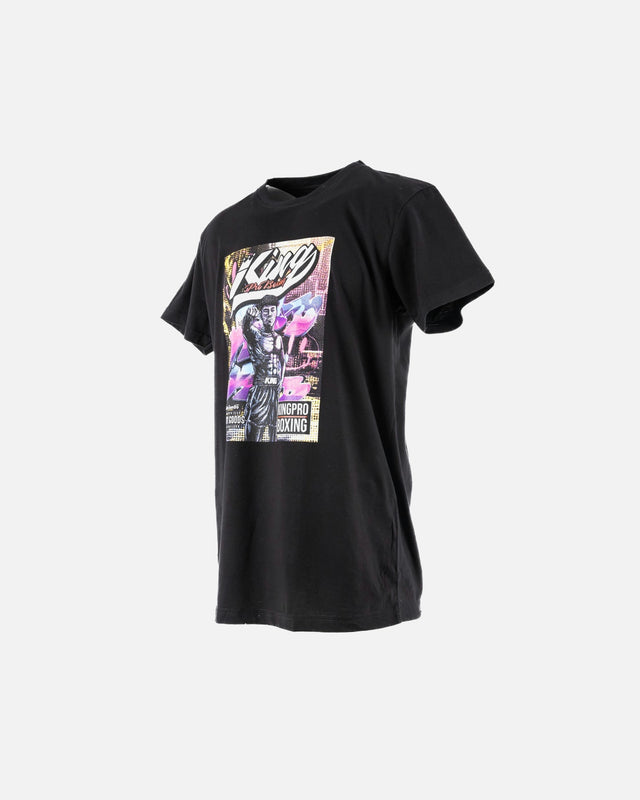 King Pro Boxing T-shirt Comic – Preto
